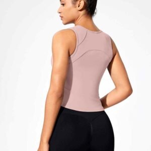 pantalon de yoga orange brûlé