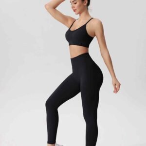 legging de yoga marron RUXI mj394