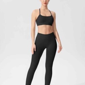 legging bootcut noir RUXI mj340