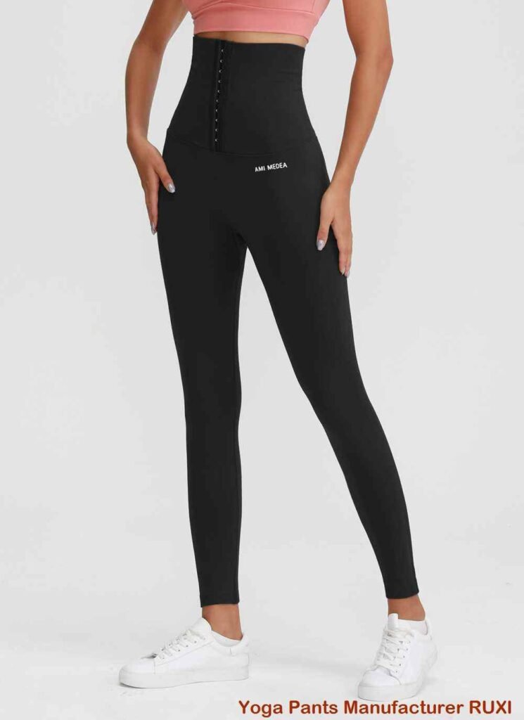 pantalon de yoga à jambe large en coton