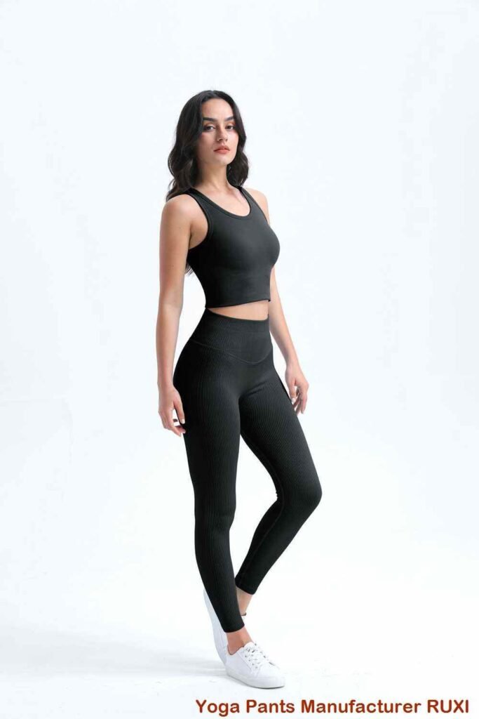 leggings froissés pour les fesses