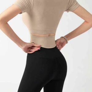 pantalon de yoga noir pour femme