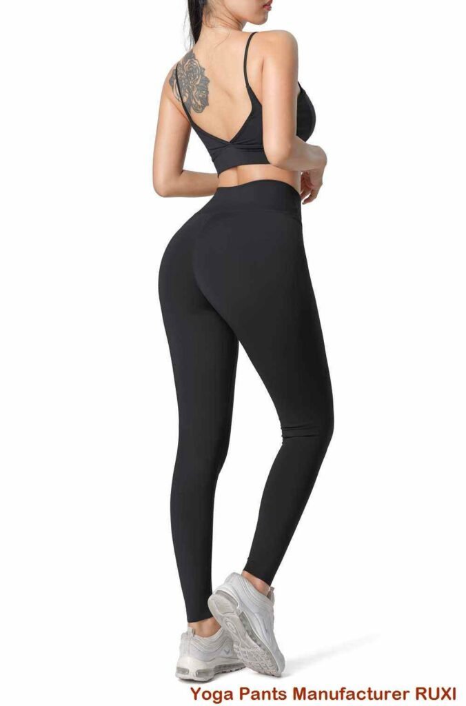 pantalon de yoga haut avec poches