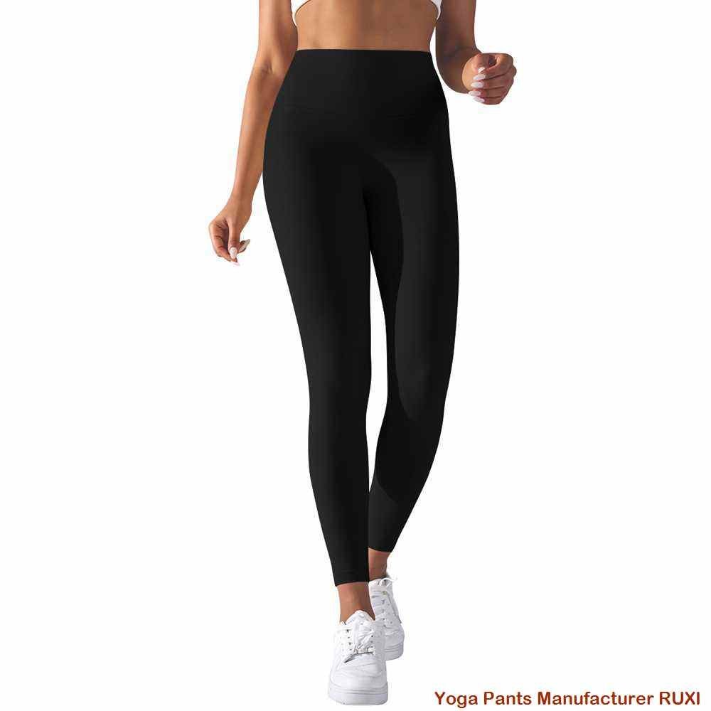 leggings de sport taille haute noirs