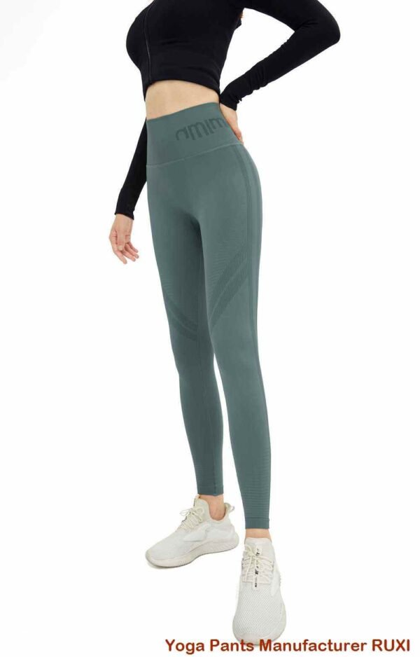 pantalon de yoga noir taille haute