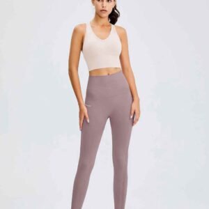 leggings d'entraînement bleus