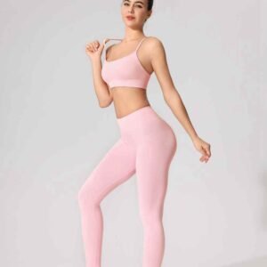 leggings de sport à taille nouée