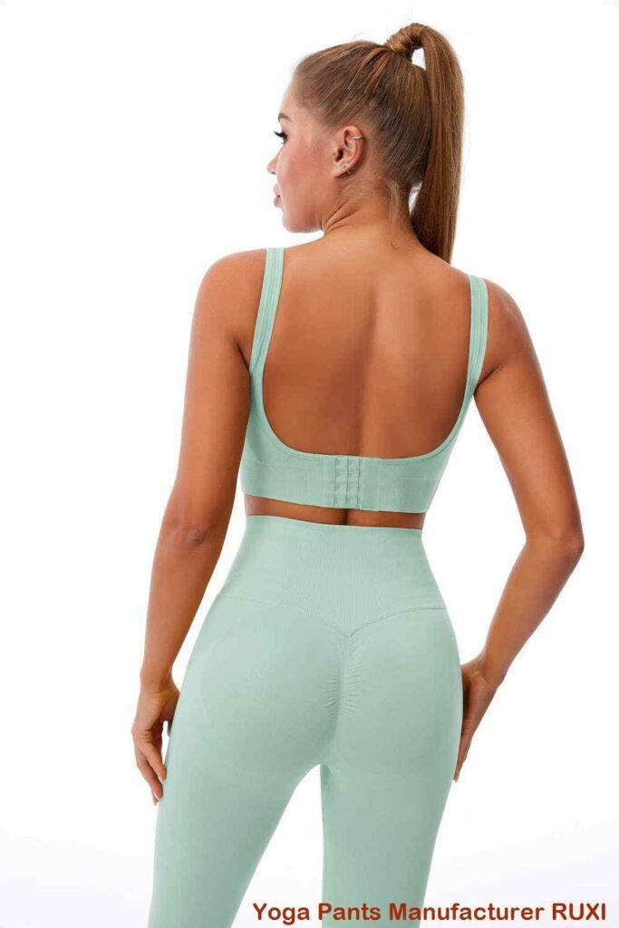 pantalon de yoga évasé taille haute