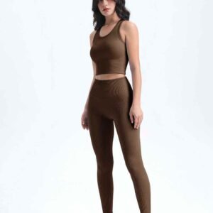 short d'entraînement côtelé RUXI