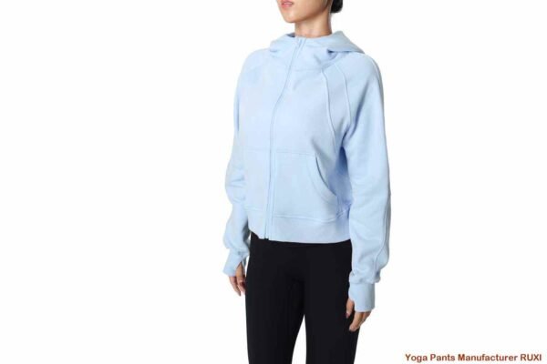 veste de sport en velours côtelé marron