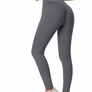 pantalon de yoga évasé marron
